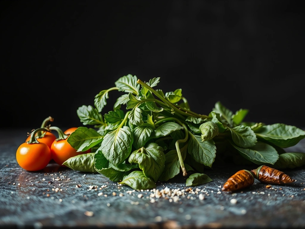 Ingredientes frescos mediterráneos